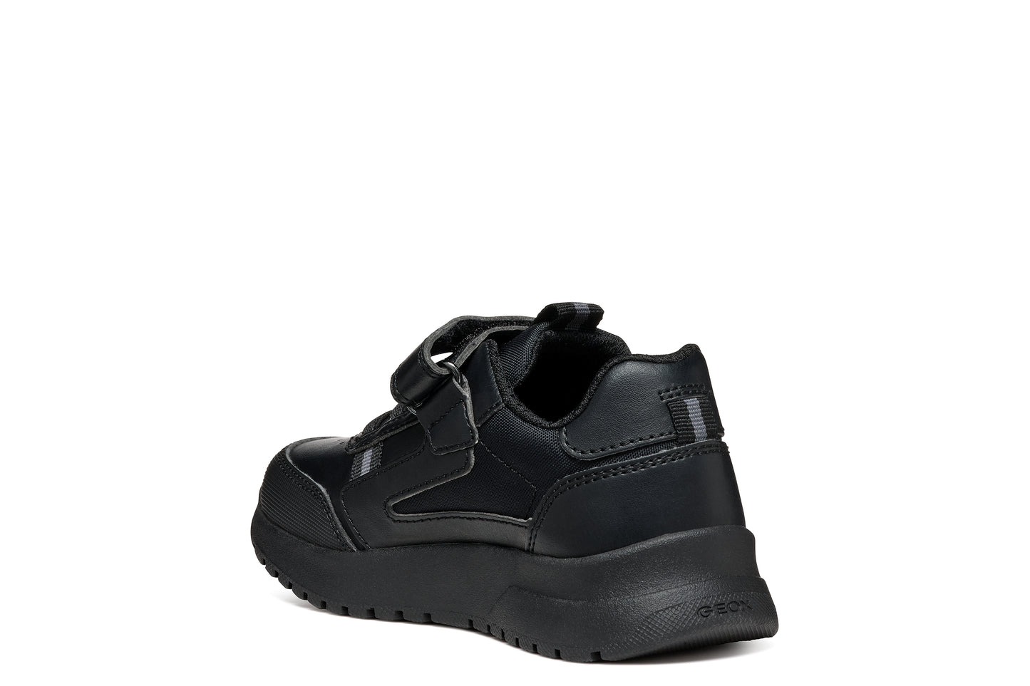 Geox Briezee Boys Black Trainer School Shoe