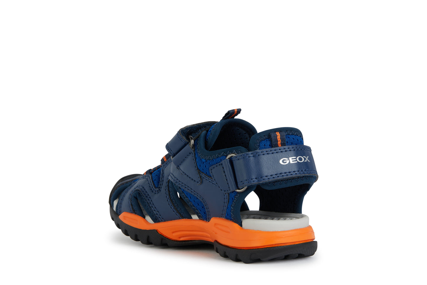 Geox Borealis Boys Royal Orange Closed Toe Sandal