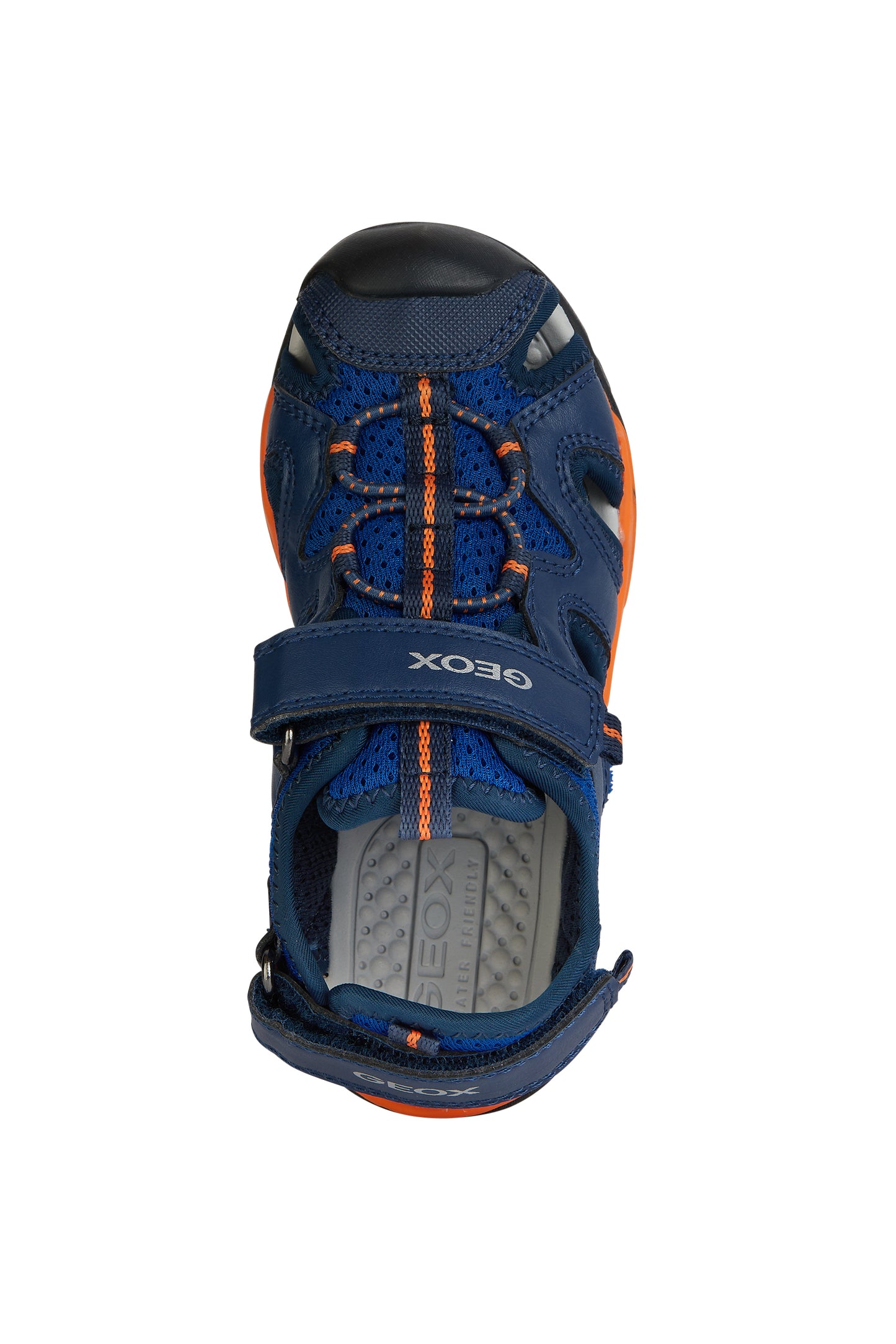 Geox Borealis Boys Royal Orange Closed Toe Sandal