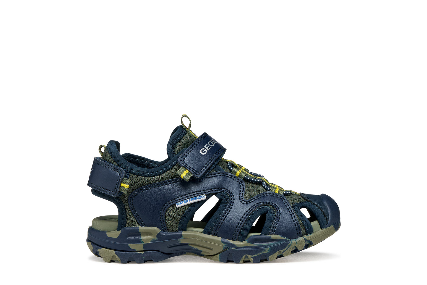 Geox Borealis Boys Navy Military Closed Toe Sandal