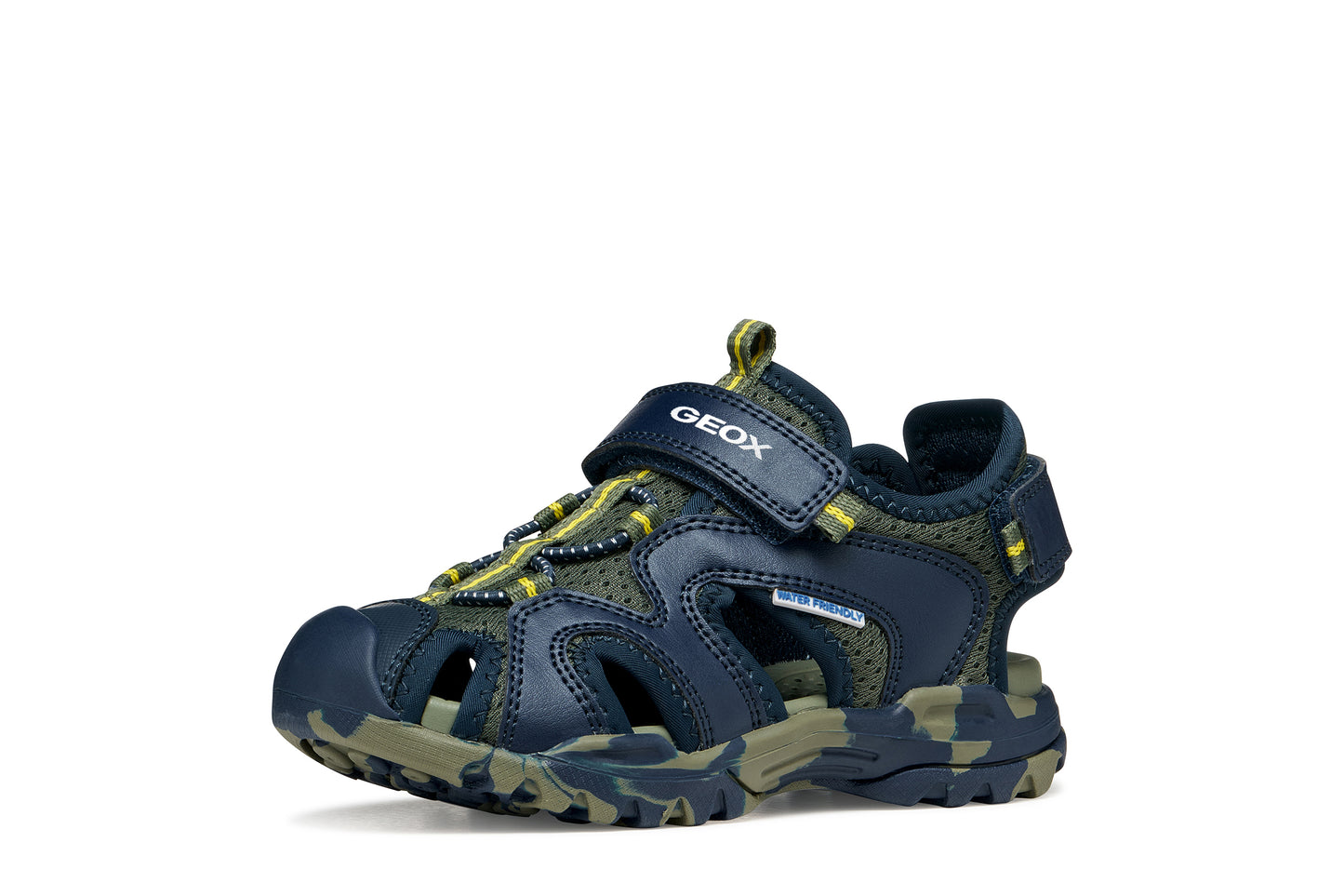 Geox Borealis Boys Navy Military Closed Toe Sandal