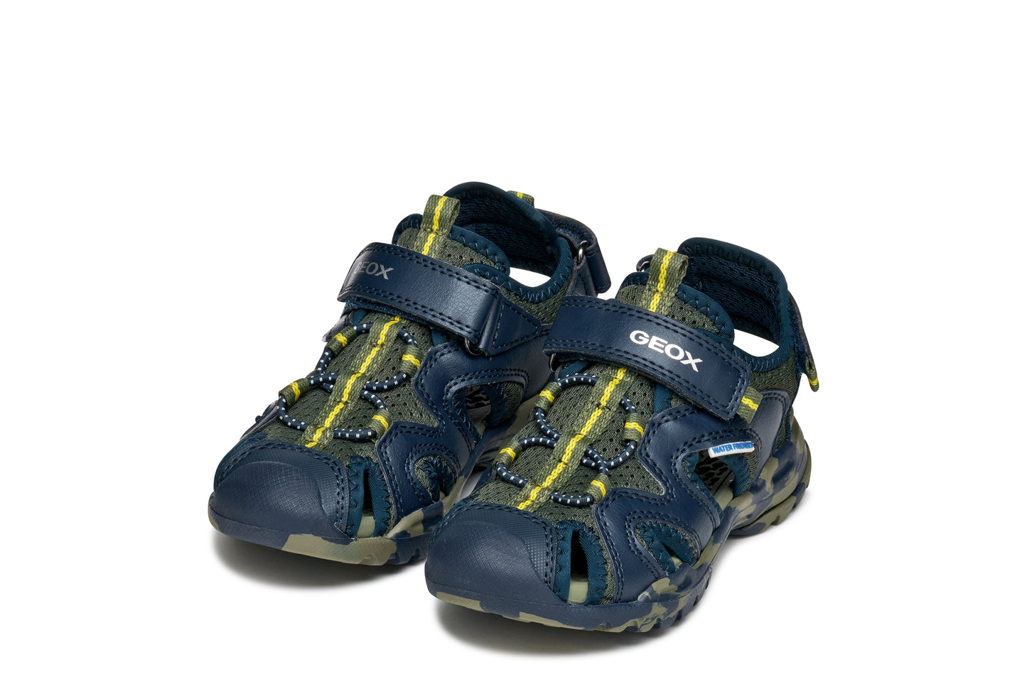 Geox Borealis Boys Navy Military Closed Toe Sandal