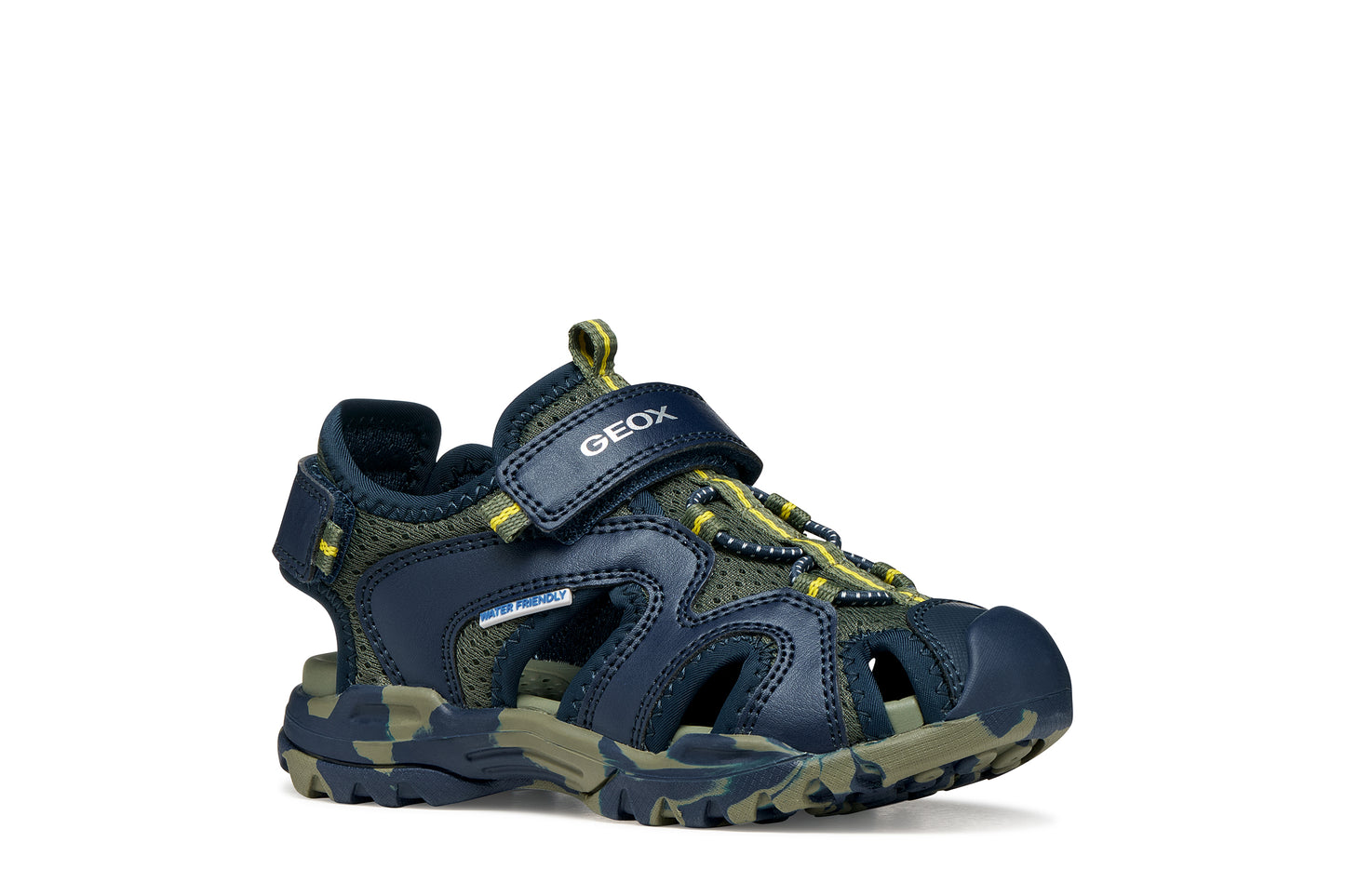 Geox Borealis Boys Navy Military Closed Toe Sandal