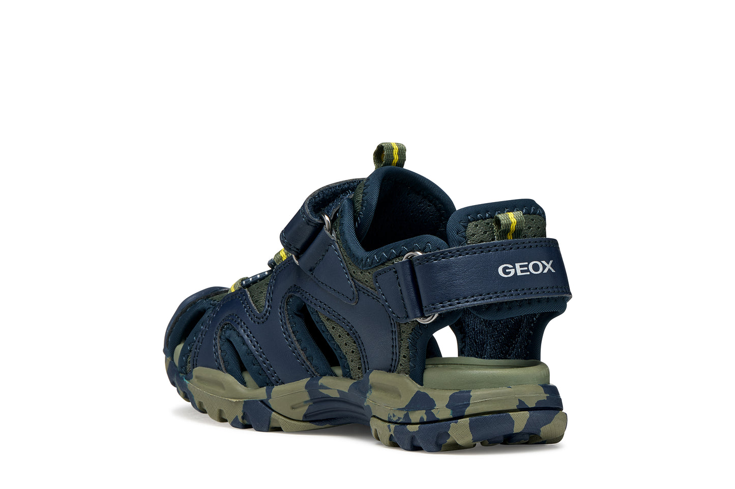 Geox Borealis Boys Navy Military Closed Toe Sandal