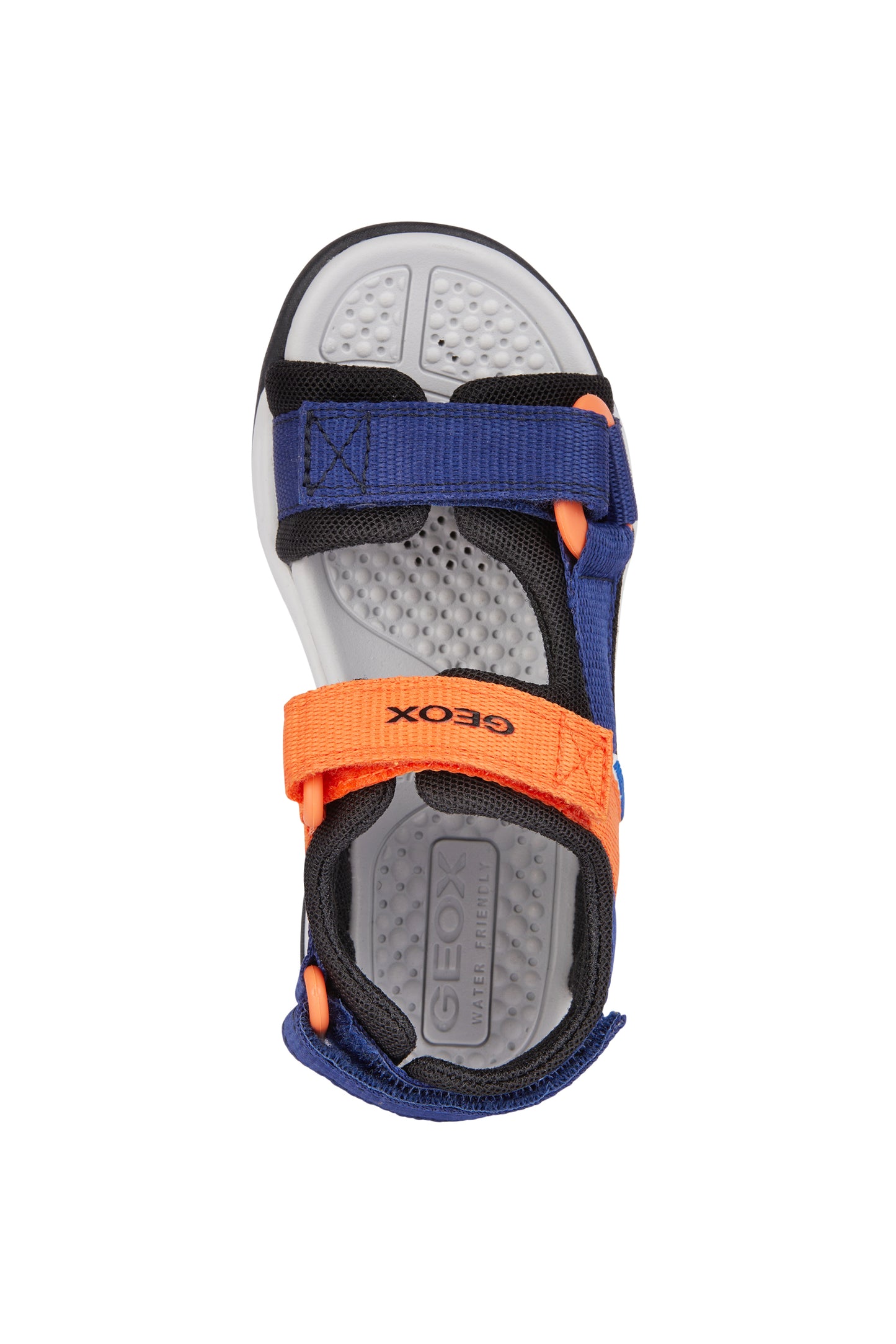 Geox Borealis Boys Navy Orange Sandal