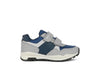 Geox Pavel Boys Grey Navy Trainer