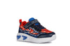 Geox Assister Boys Navy Orange Lights Trainer