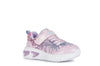 Geox Assister Grils Pink Sky Lights Trainer