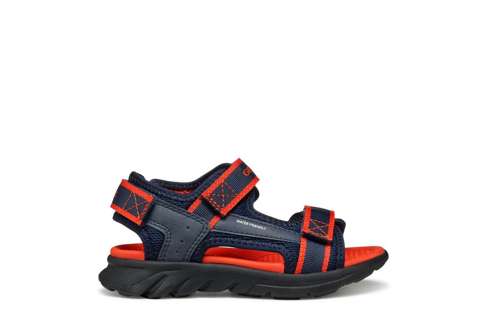 Geox Airadyum Boys Navy Red Water Friendly Sandal