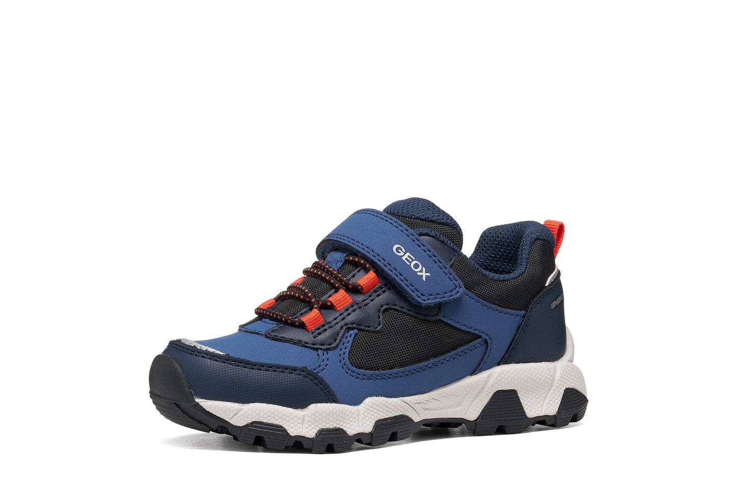 Geox Magnetar Waterproof Boys Blue Navy Trainer