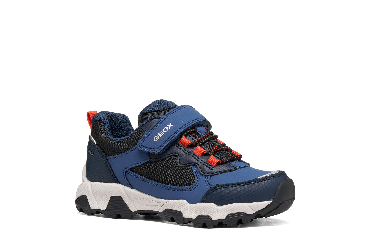 Geox Magnetar Waterproof Boys Blue Navy Trainer
