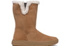Geox Theleven Girls Whisky Brown Suede Warm Lined Waterproof Boot