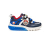 Geox Ciberdron Boys Navy Blue Super Mario Lights Trainer