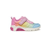 Geox Fadinlight Girls Pink Multicolour Trainer