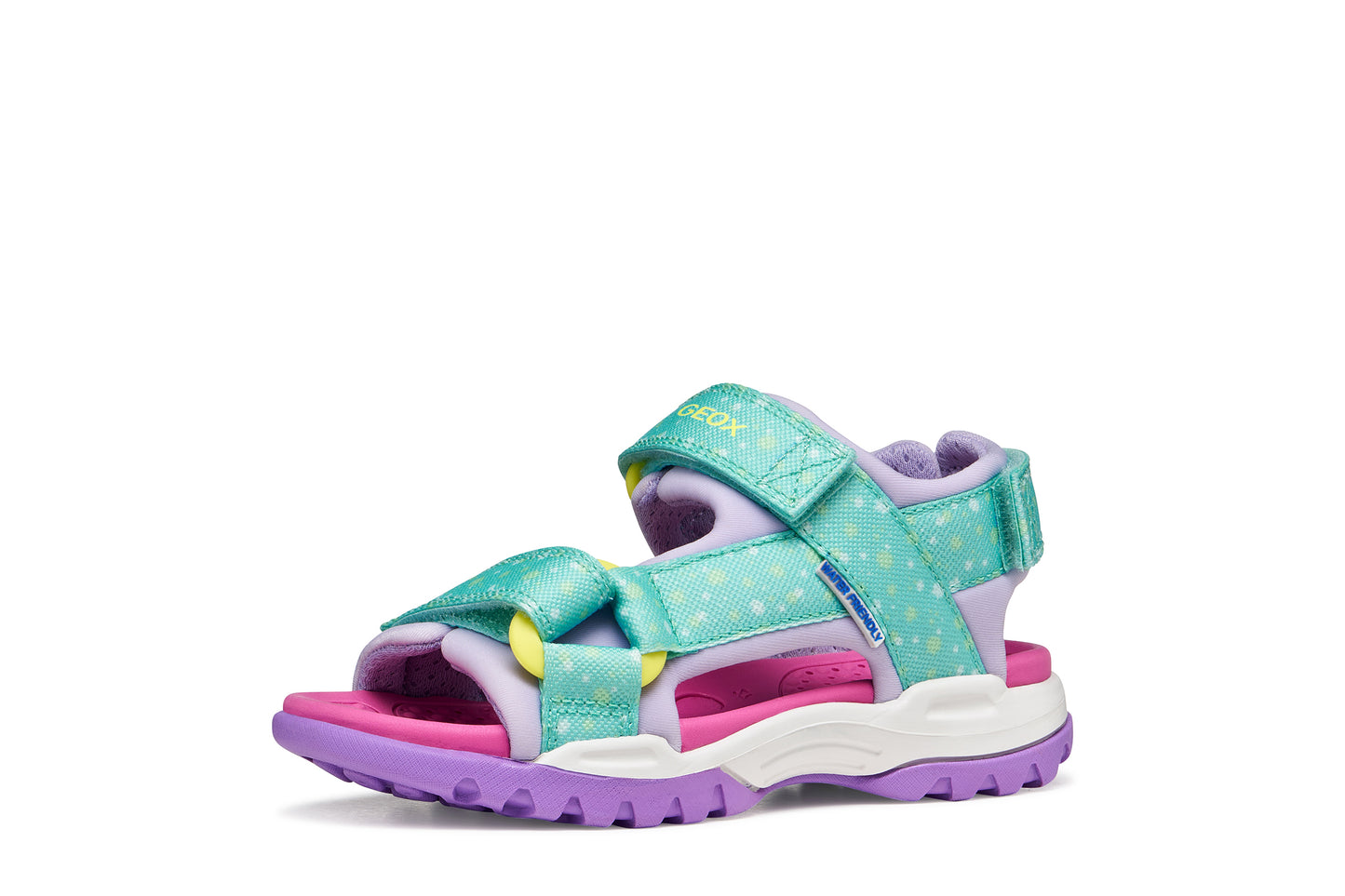 Geox Borealis Girls Aqua Lilac Water Friendly Sandal