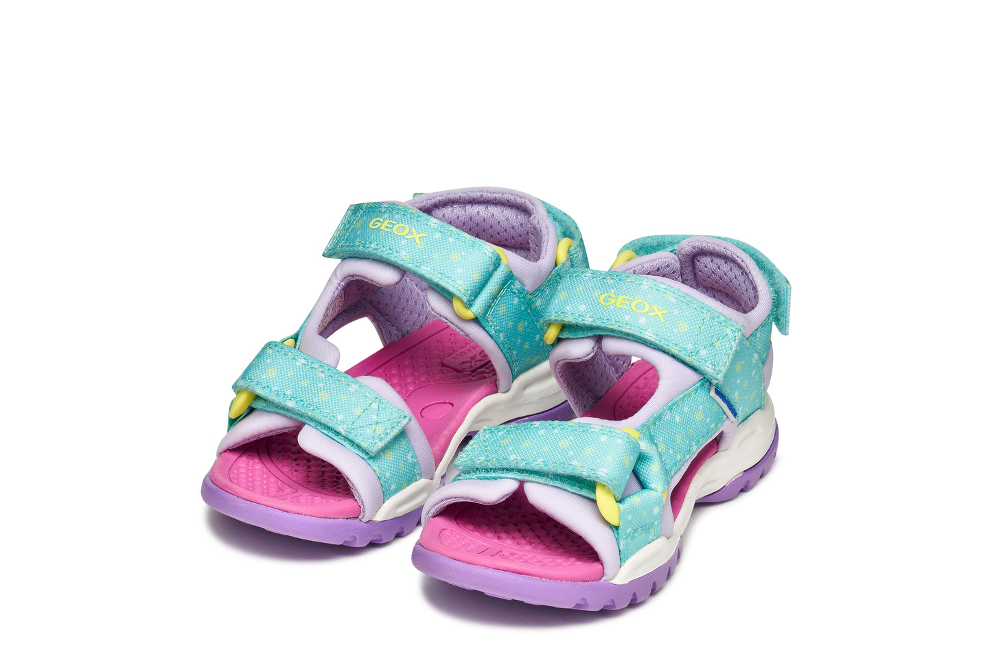 Geox Borealis Girls Aqua Lilac Water Friendly Sandal