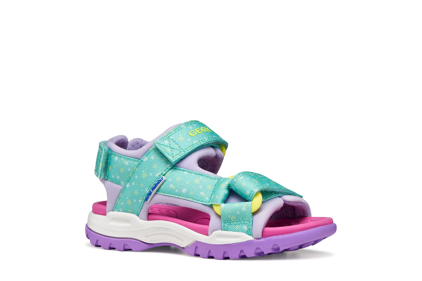 Geox Borealis Girls Aqua Lilac Water Friendly Sandal