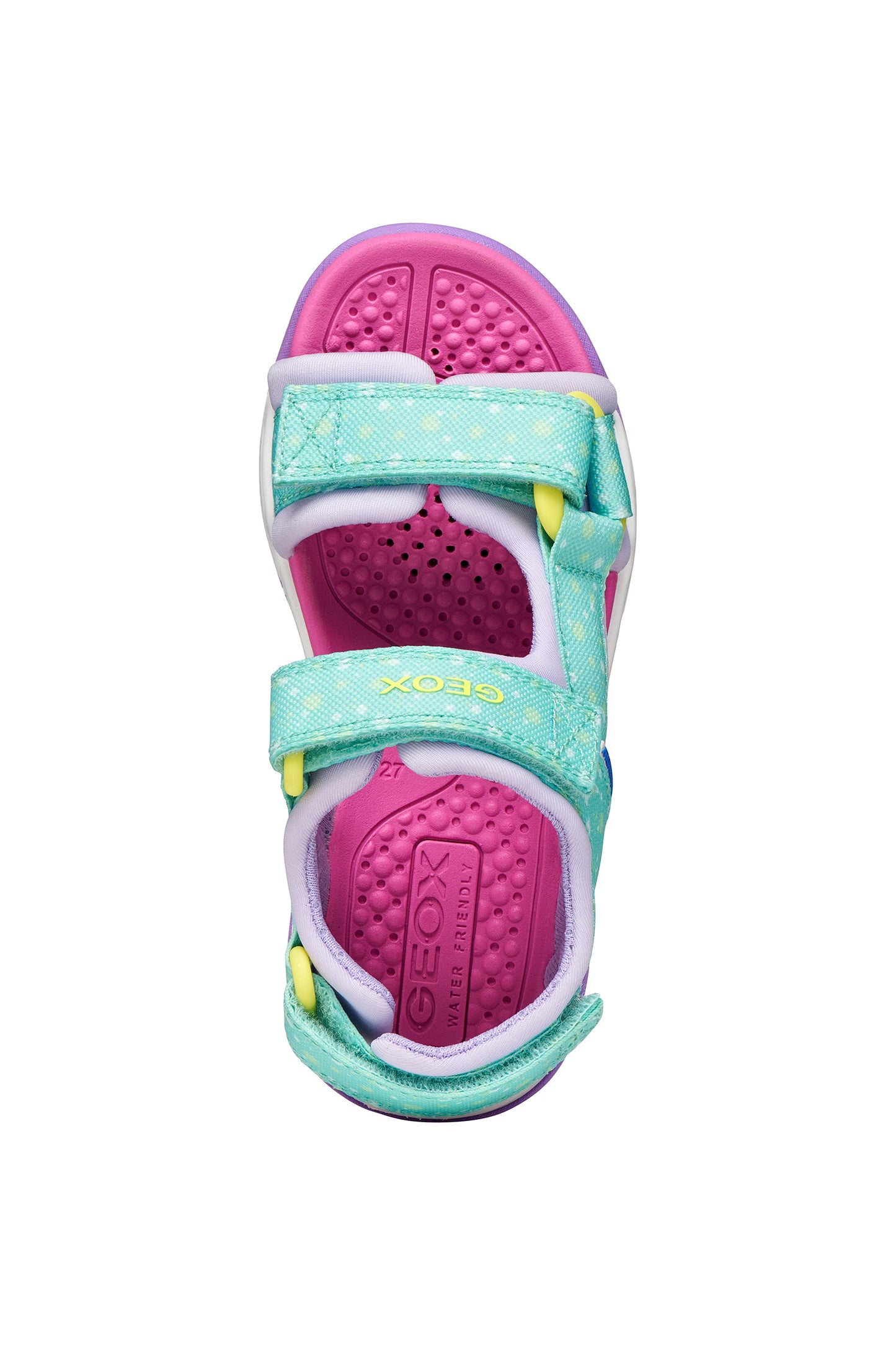 Geox Borealis Girls Aqua Lilac Water Friendly Sandal