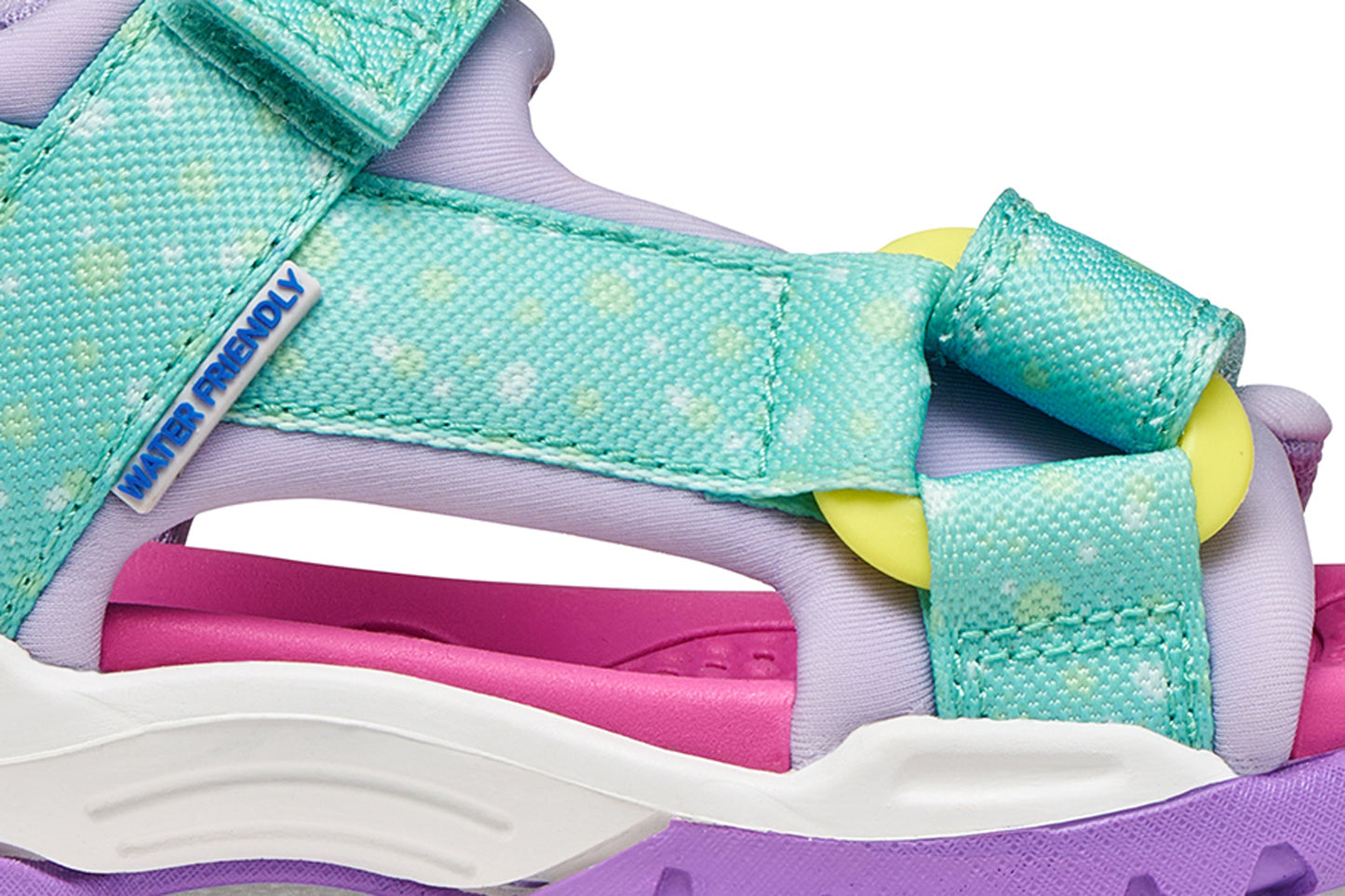 Geox Borealis Girls Aqua Lilac Water Friendly Sandal
