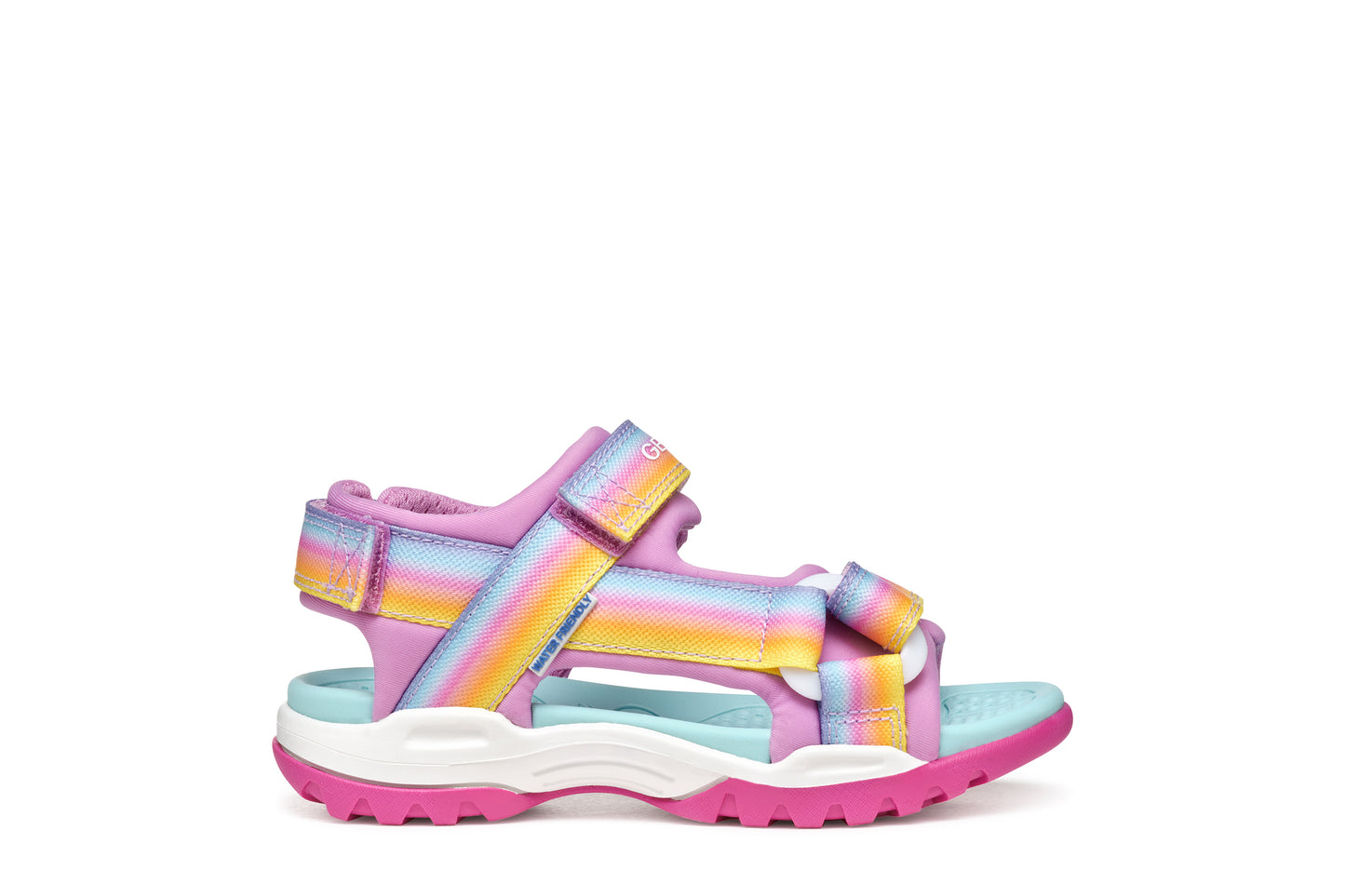 Geox Borealis Girls Pink Multicolour Water Friendly Sandal