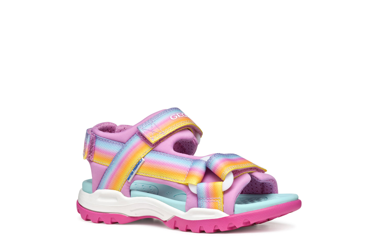 Geox Borealis Girls Pink Multicolour Water Friendly Sandal