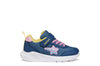 Geox Sprintye Girls Blue Pink Star Trainer