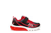 Geox Ciberdron Boys Black Red Spiderman Lights Trainer