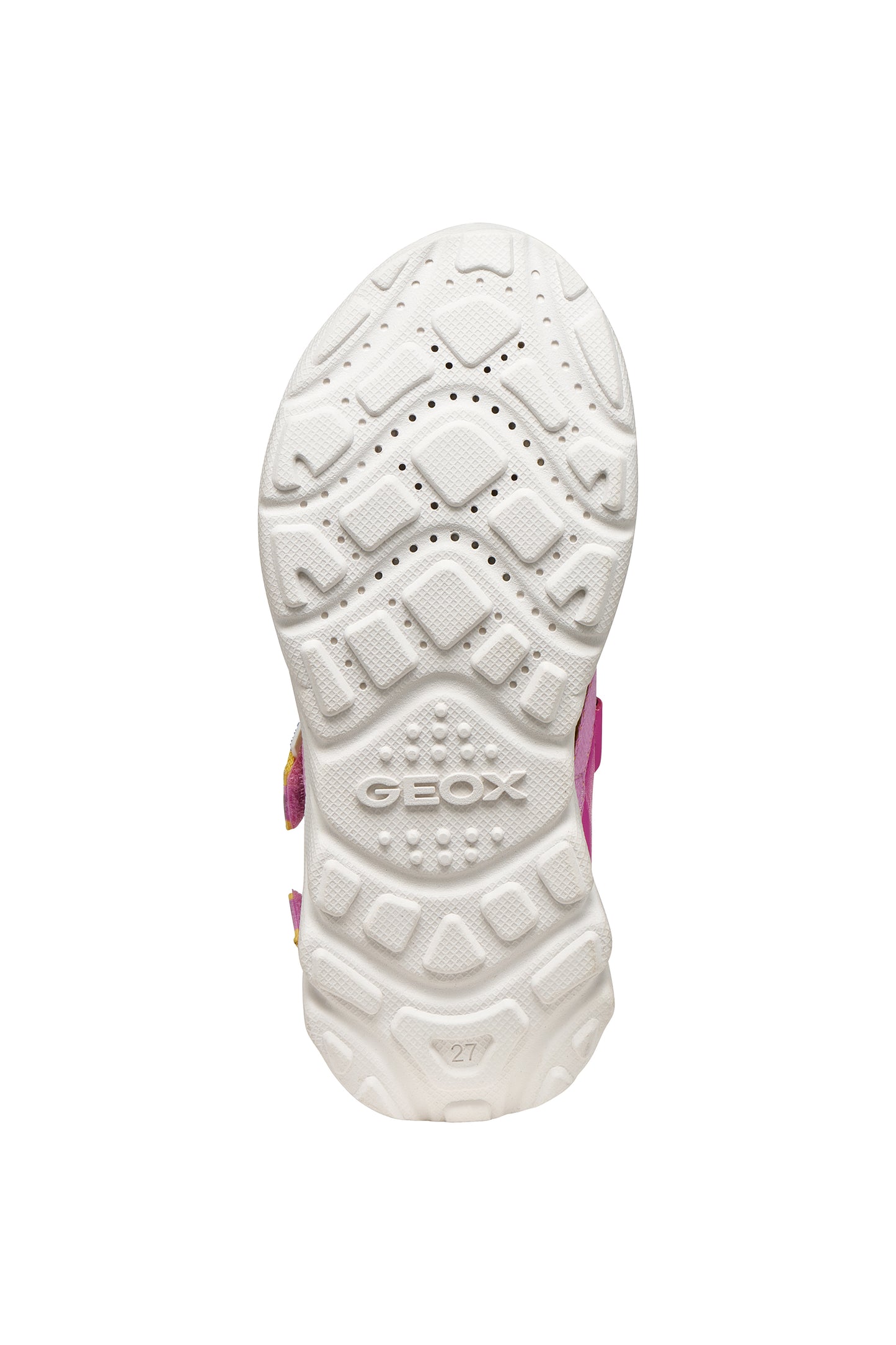 Geox Airadyum Girls Pink/Yellow Closed Toe Sandal