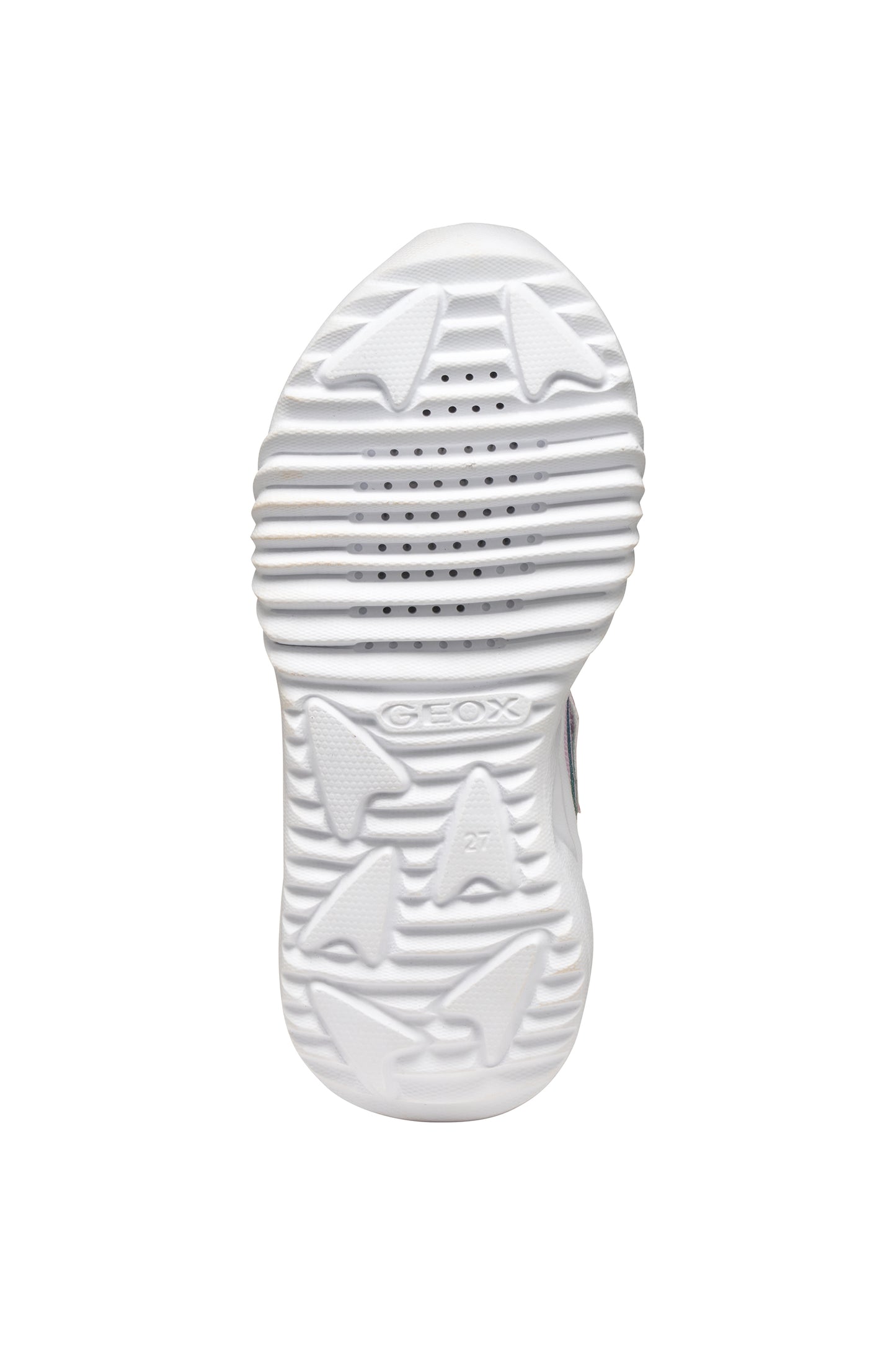 Geox Assister Girls Pink Multi Lights Trainer