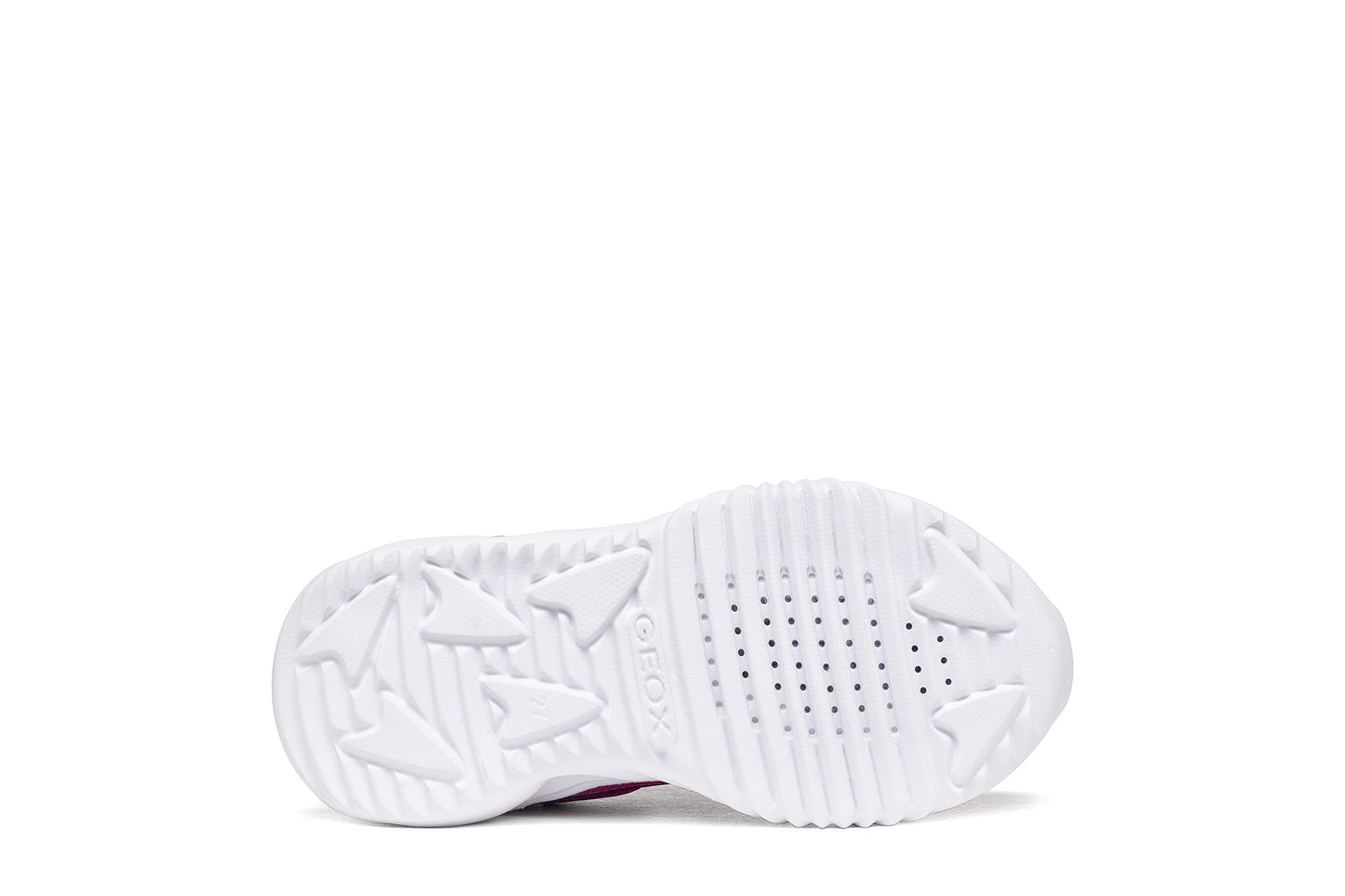 Geox Assister Girls Fuchsia Multi Lights Trainer