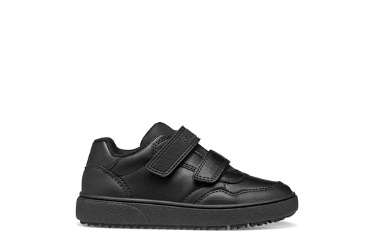 Geox Theleven Boys Black Trainer School Shoe