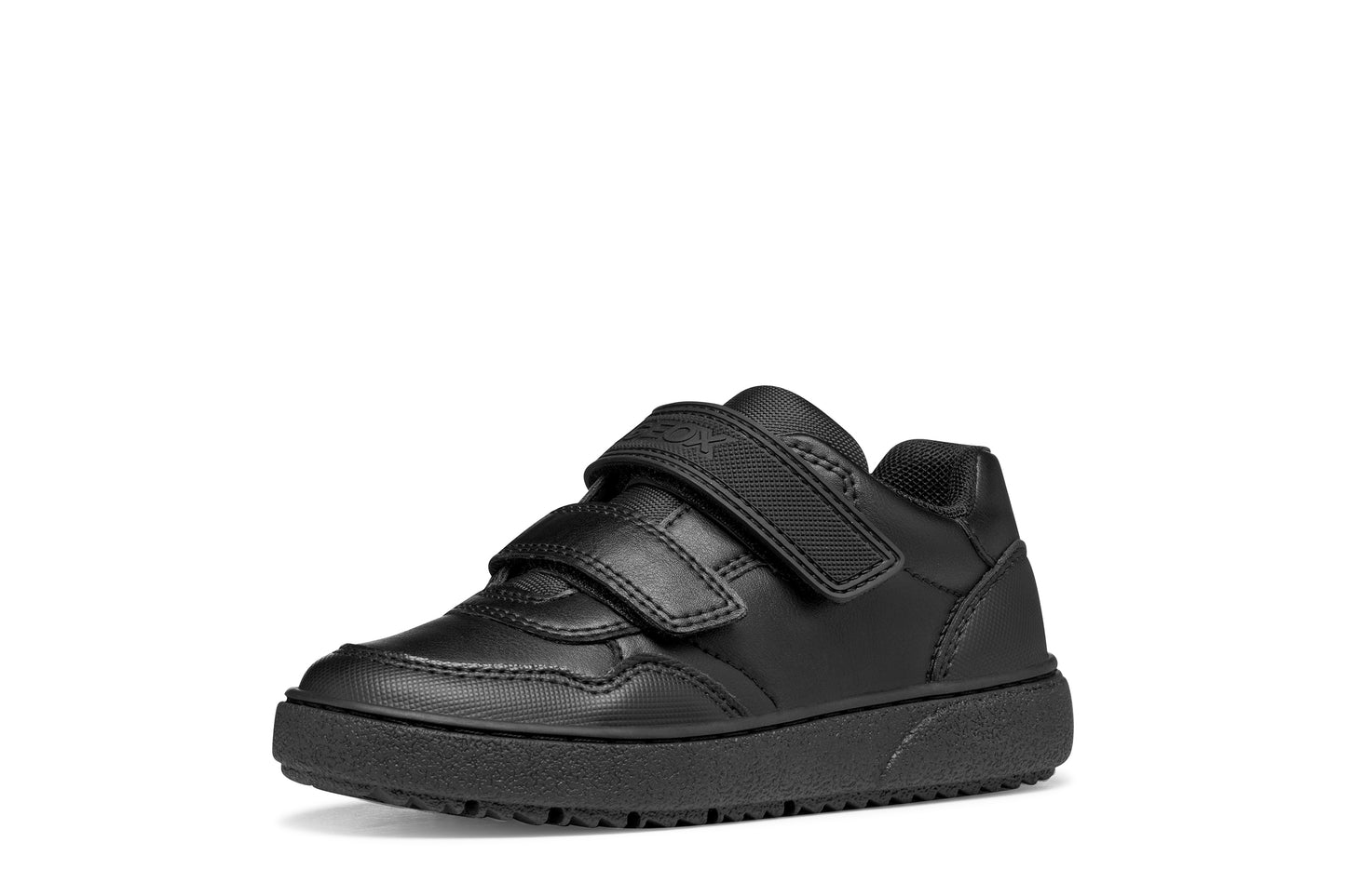 Geox Theleven Boys Black Trainer School Shoe