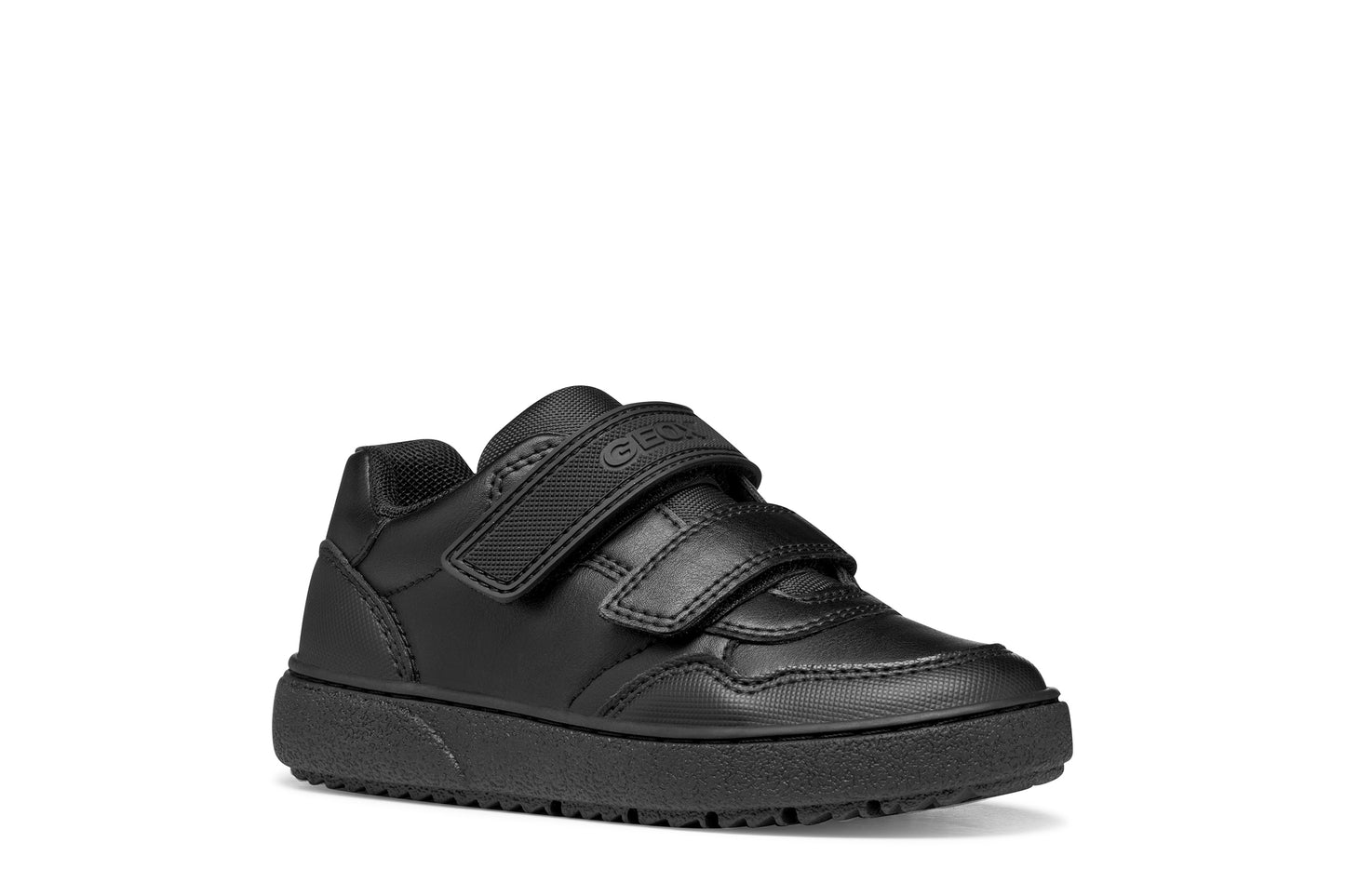 Geox Theleven Boys Black Trainer School Shoe