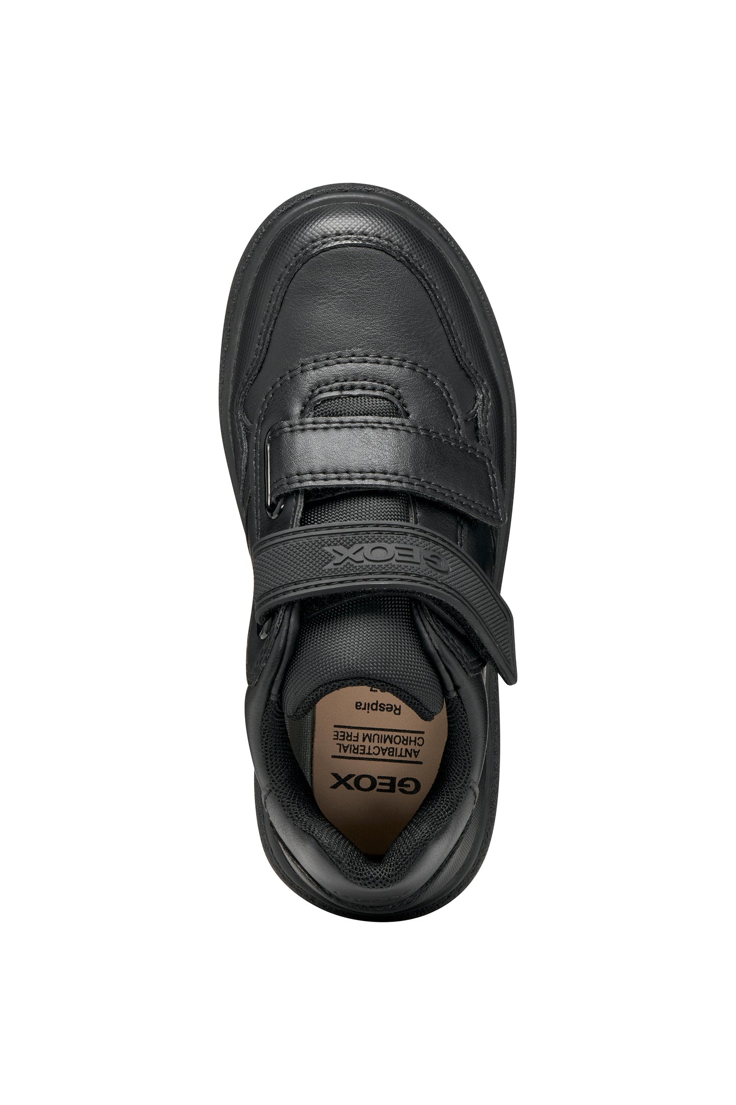 Geox Theleven Boys Black Trainer School Shoe
