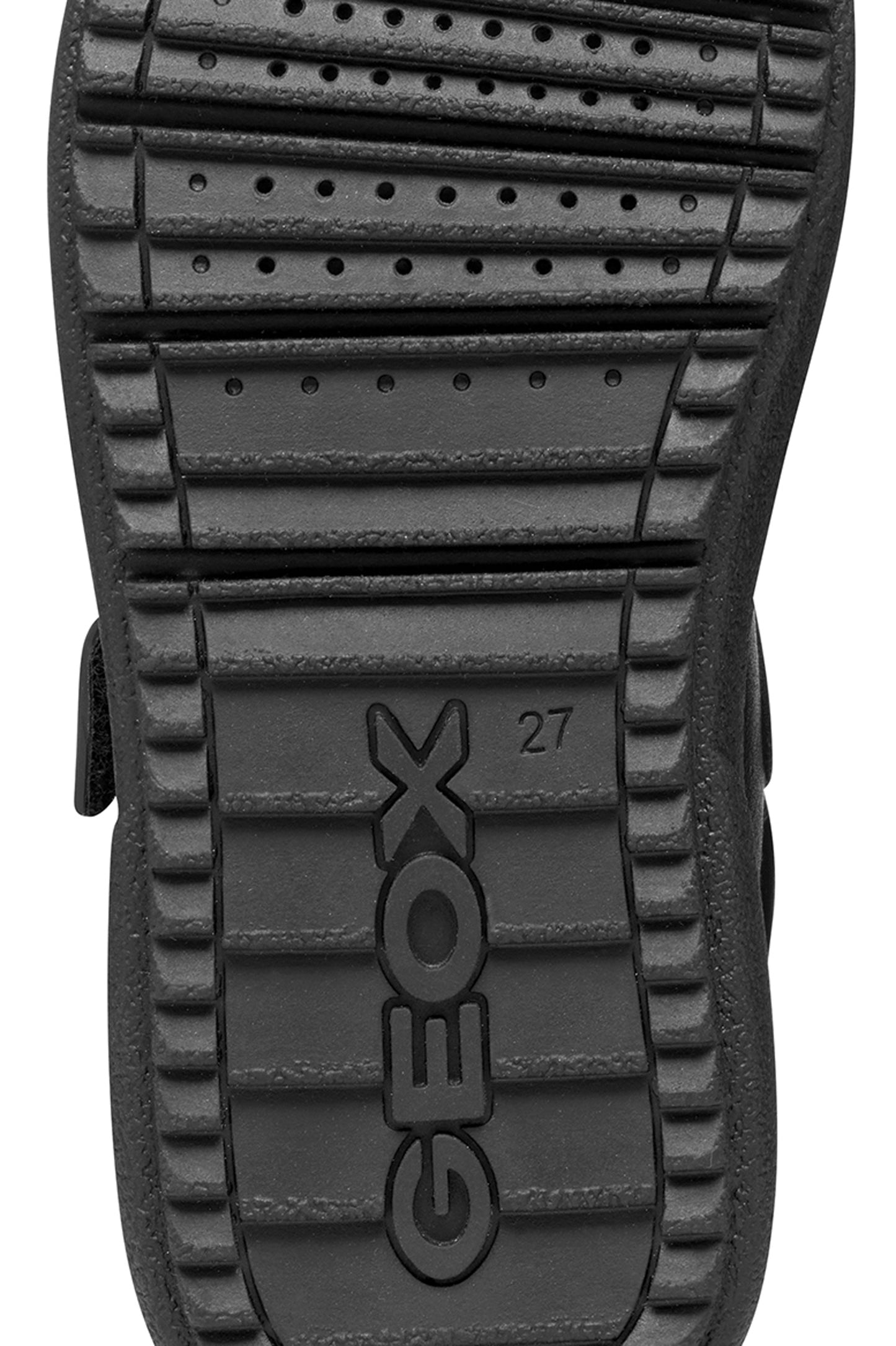 Geox Theleven Boys Black Trainer School Shoe