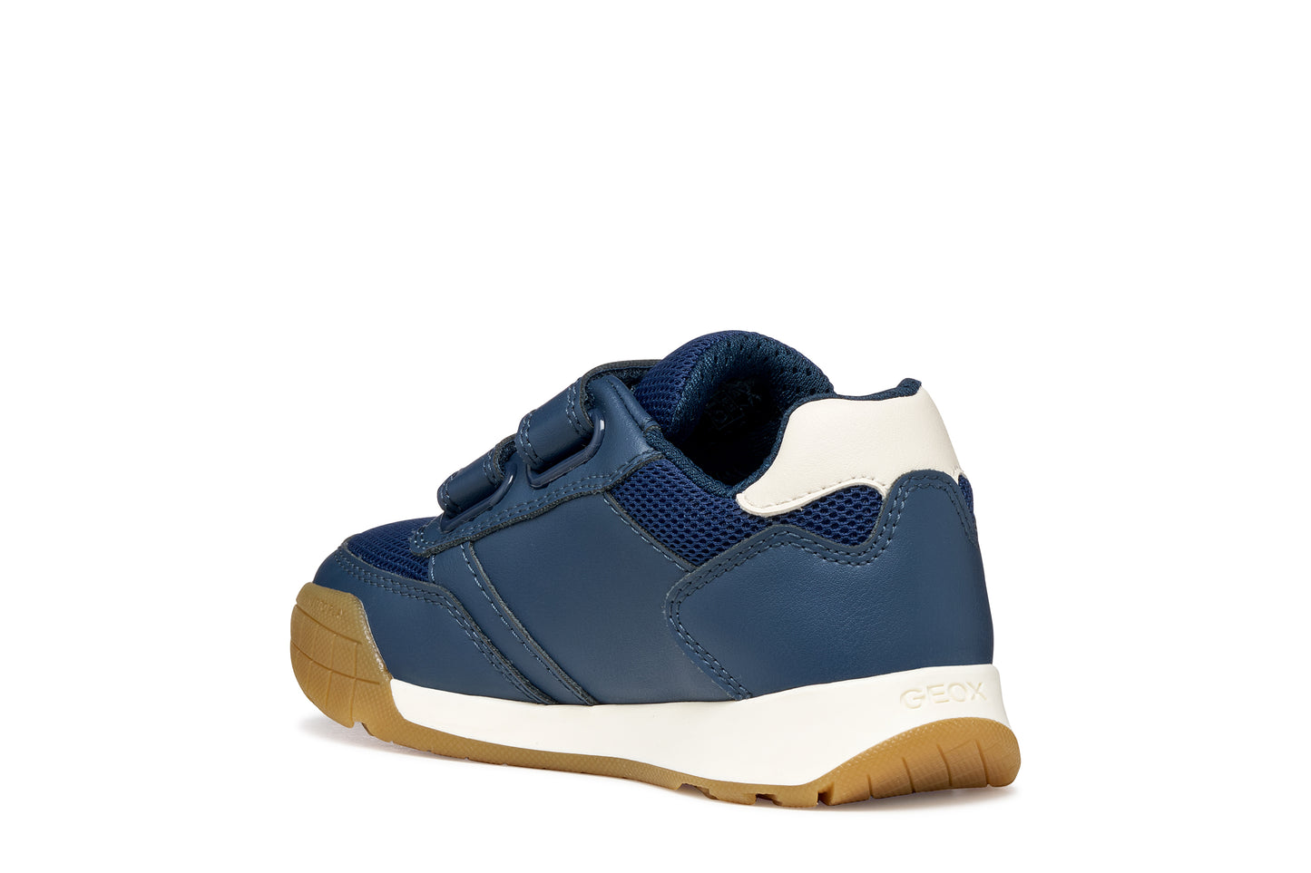 Geox Rann-E Boys Navy Light Ivory Trainer