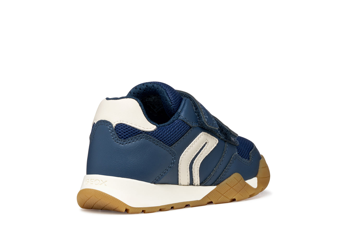 Geox Rann-E Boys Navy Light Ivory Trainer