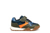 Geox Rann-E Boys Green Orange Trainer