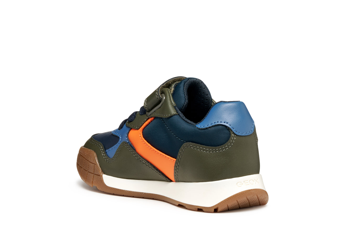 Geox Rann-E Boys Green Orange Trainer