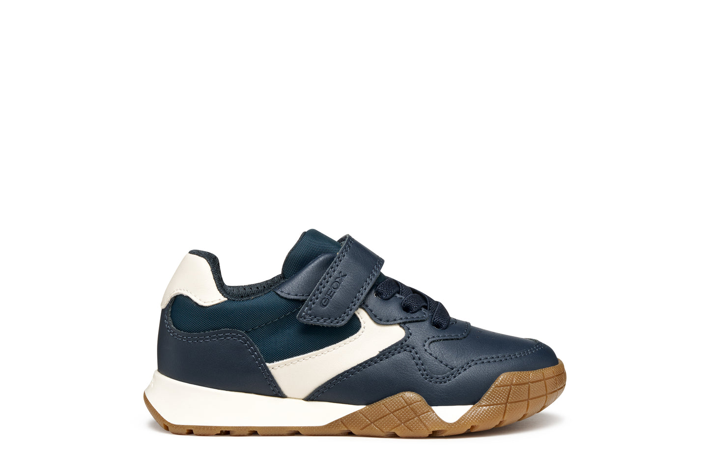 Geox Rann-E Boys Navy Ivory Trainer