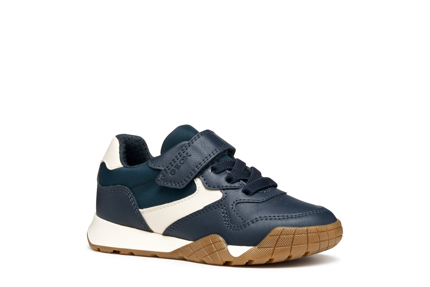 Geox Rann-E Boys Navy Ivory Trainer