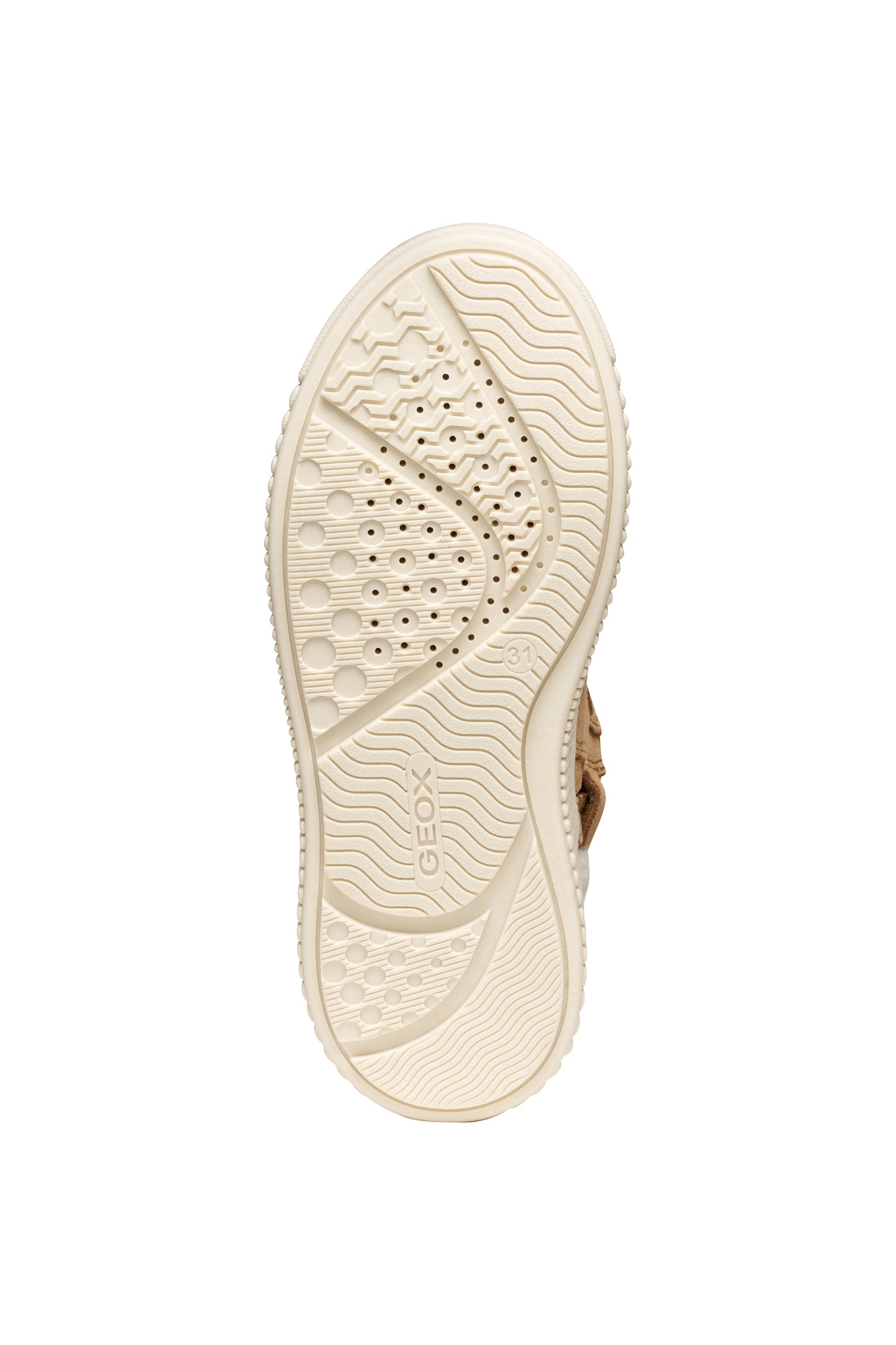 Geox Laquinny Girls Tan Suede Waterproof Warm Boot