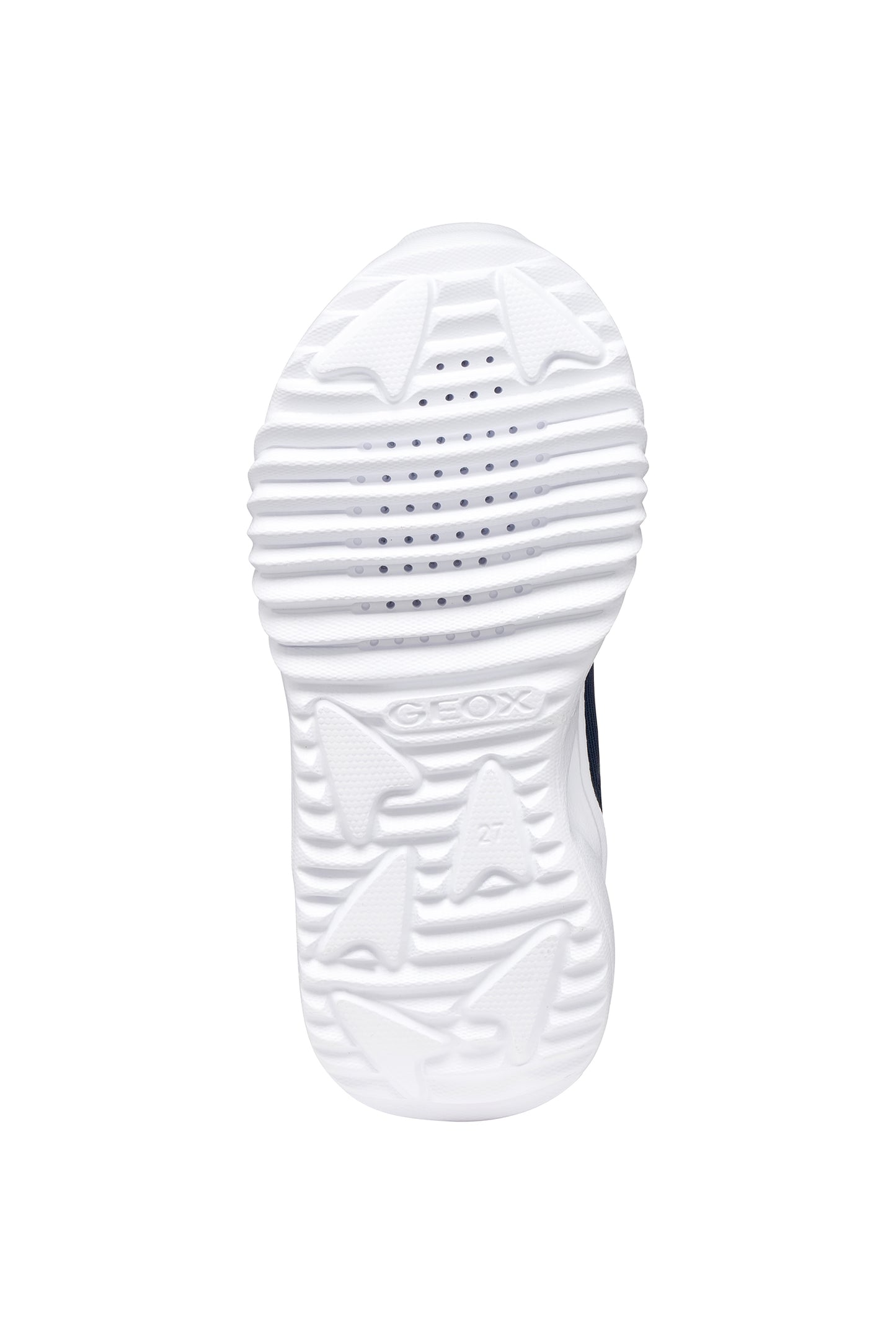 Geox Assister Boys Navy Green Lights Trainer