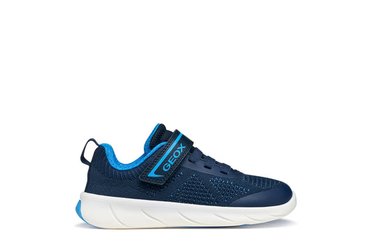 Geox Foot-Run Boys Navy Blue Barefoot Trainer