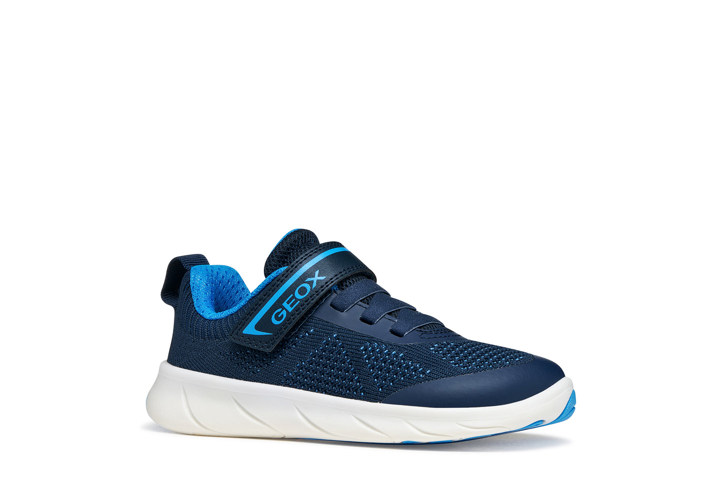 Geox Foot-Run Boys Navy Blue Barefoot Trainer
