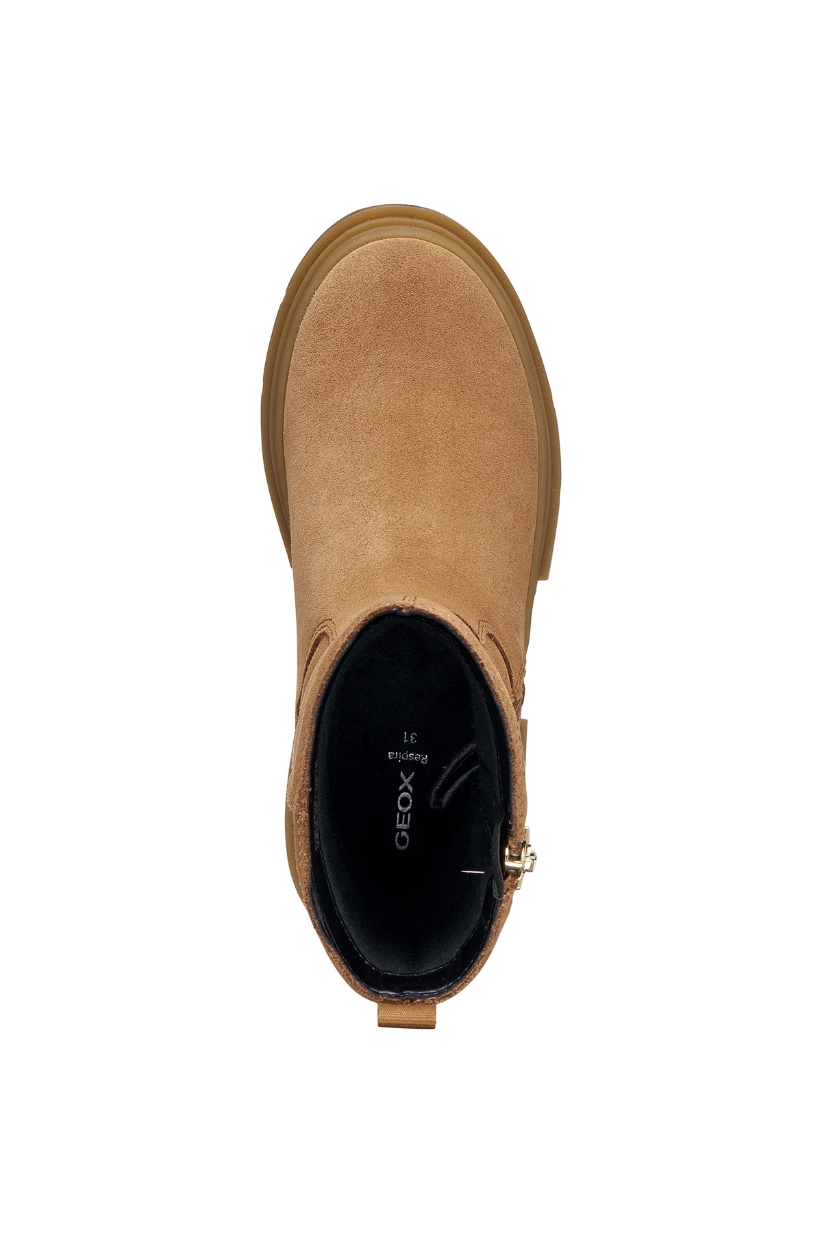 Geox Karsyn Girls Tan Suede Waterproof Boot