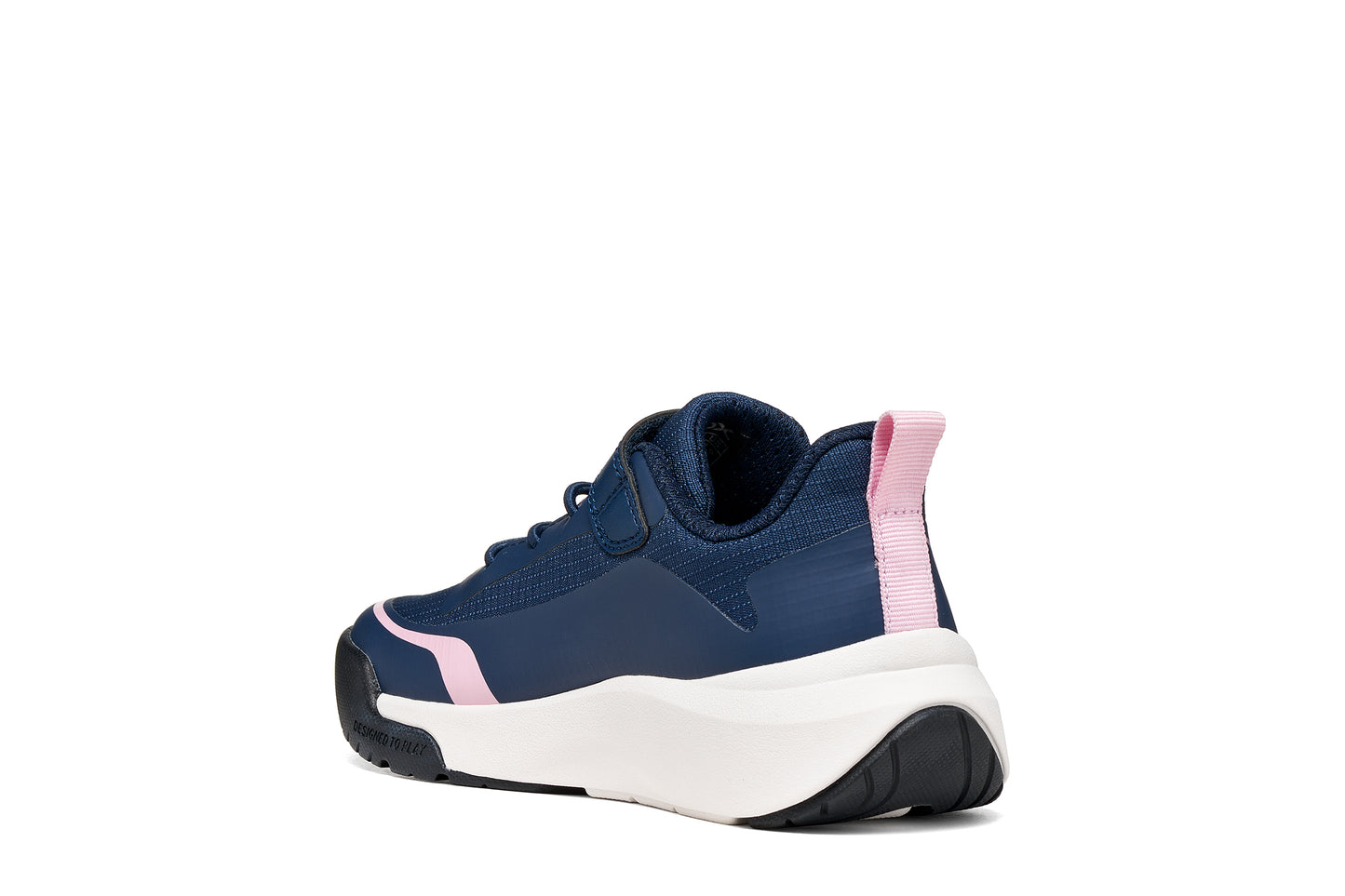 Geox Pro-Ran Girls Navy Pink Water Repellant Trainer
