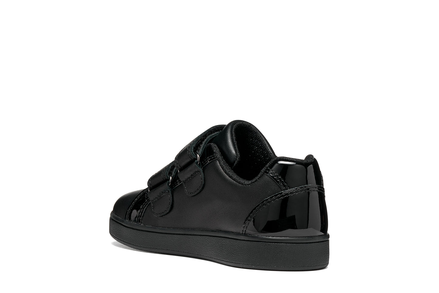 Geox Eclyper Girls Black Trainer School Shoe