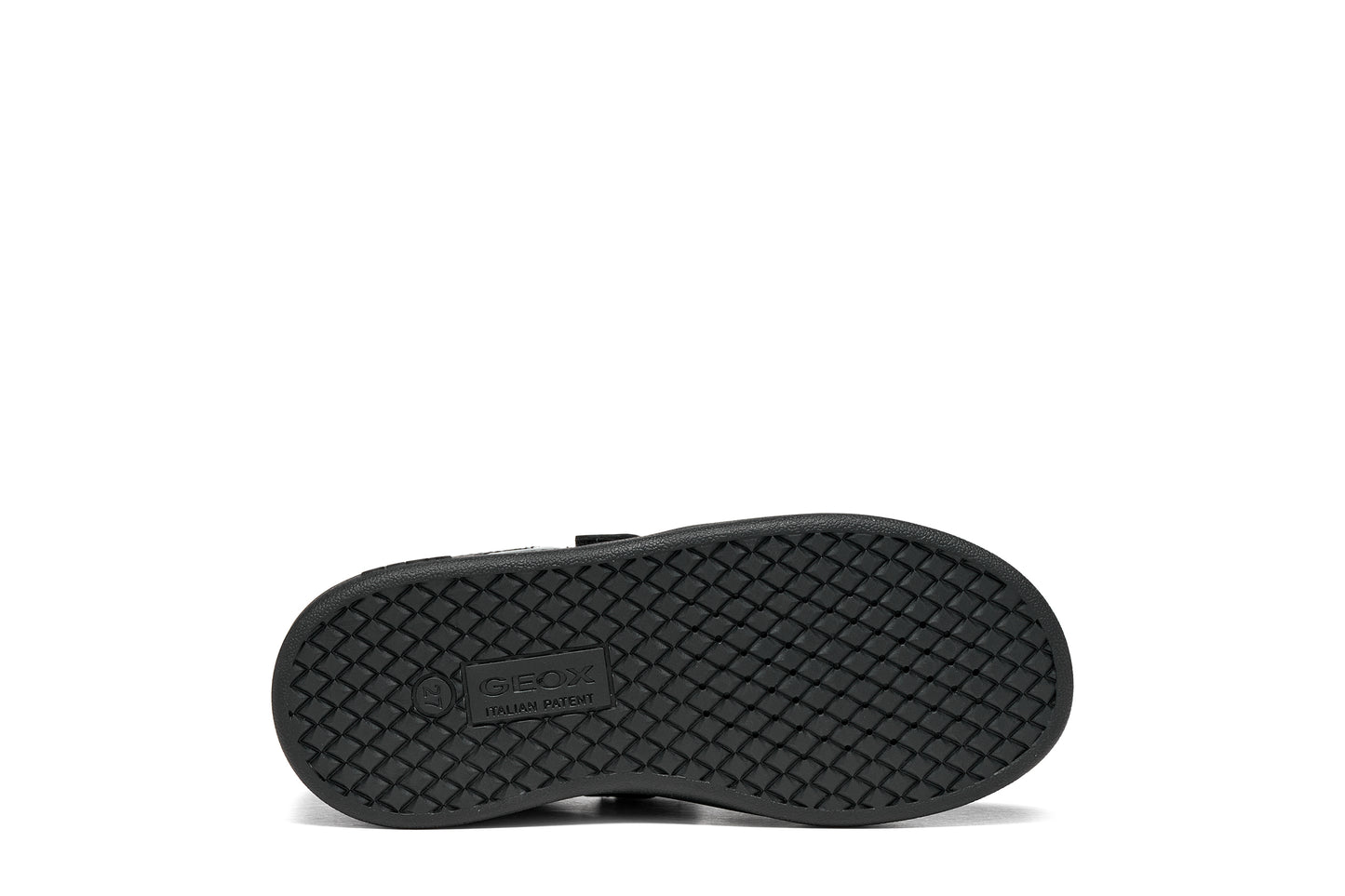 Geox Eclyper Girls Black Trainer School Shoe