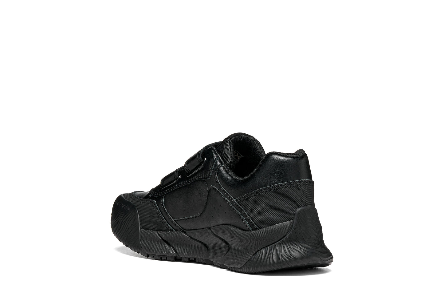 Geox Flexyper Pro Boys Black School Shoe